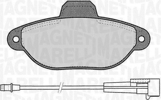 Magneti Marelli 363916060218 - Jarrupala, levyjarru inparts.fi