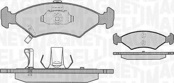 Magneti Marelli 363916060287 - Jarrupala, levyjarru inparts.fi