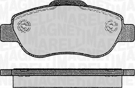 Magneti Marelli 363916060236 - Jarrupala, levyjarru inparts.fi