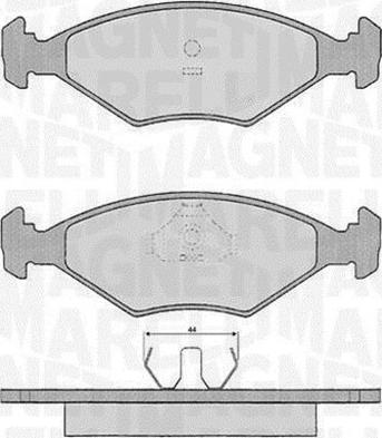 Magneti Marelli 363916060229 - Jarrupala, levyjarru inparts.fi