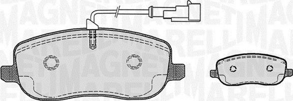 Magneti Marelli 363916060224 - Jarrupala, levyjarru inparts.fi