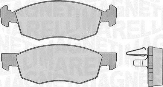 Magneti Marelli 363916060227 - Jarrupala, levyjarru inparts.fi