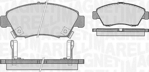 Magneti Marelli 363916060275 - Jarrupala, levyjarru inparts.fi