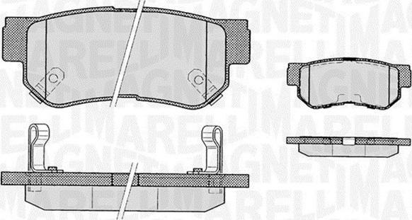 Magneti Marelli 363916060278 - Jarrupala, levyjarru inparts.fi