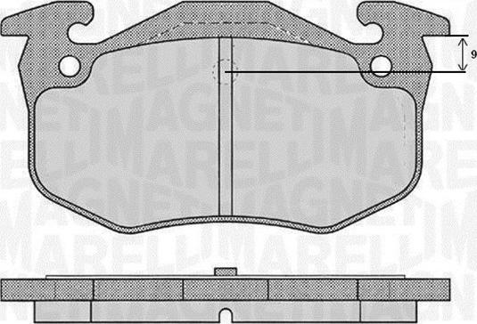 Magneti Marelli 363916060790 - Jarrupala, levyjarru inparts.fi