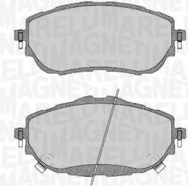 Magneti Marelli 363916060708 - Jarrupala, levyjarru inparts.fi