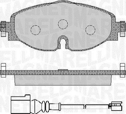 Magneti Marelli 363916060715 - Jarrupala, levyjarru inparts.fi