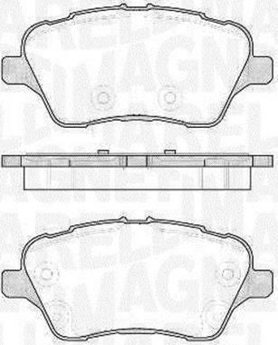 Magneti Marelli 363916060712 - Jarrupala, levyjarru inparts.fi