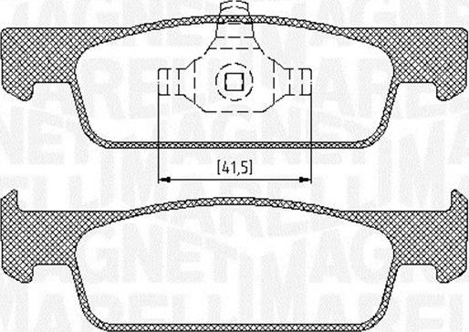 Magneti Marelli 363916060717 - Jarrupala, levyjarru inparts.fi