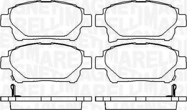 Magneti Marelli 363916060784 - Jarrupala, levyjarru inparts.fi