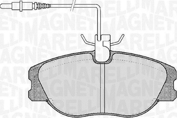 Magneti Marelli 363916060787 - Jarrupala, levyjarru inparts.fi