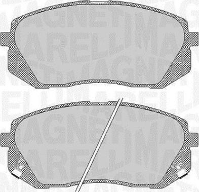 Magneti Marelli 363916060725 - Jarrupala, levyjarru inparts.fi