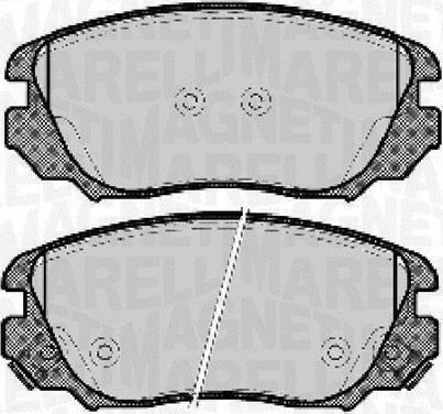 Magneti Marelli 363916060723 - Jarrupala, levyjarru inparts.fi