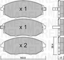 Magneti Marelli 363916061057 - Jarrupala, levyjarru inparts.fi