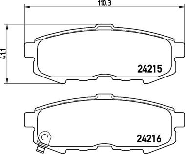 Magneti Marelli 363700449042 - Jarrupala, levyjarru inparts.fi