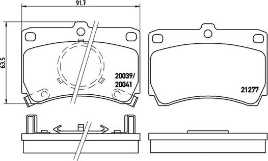 Magneti Marelli 363700449007 - Jarrupala, levyjarru inparts.fi