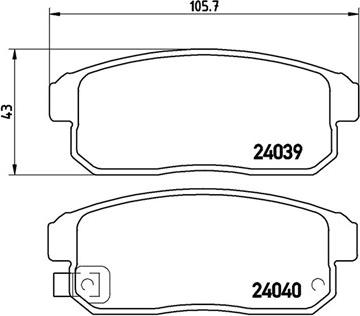 Magneti Marelli 363700449035 - Jarrupala, levyjarru inparts.fi