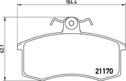 Magneti Marelli 363700441003 - Jarrupala, levyjarru inparts.fi