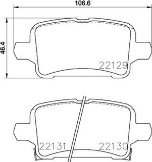 Magneti Marelli 363700459090 - Jarrupala, levyjarru inparts.fi