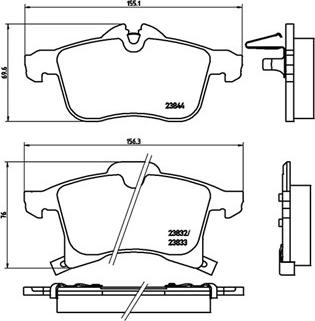 Magneti Marelli 363700459045 - Jarrupala, levyjarru inparts.fi