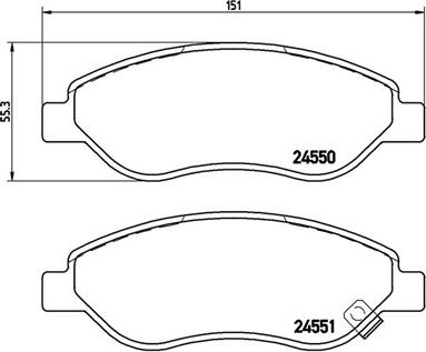 Magneti Marelli 363700459053 - Jarrupala, levyjarru inparts.fi