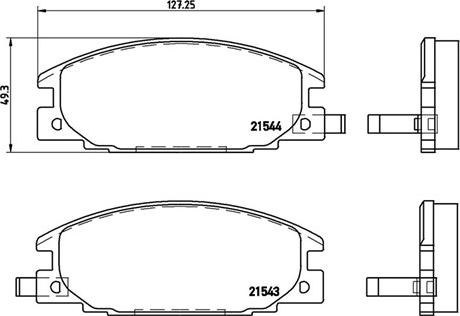 Magneti Marelli 363700459015 - Jarrupala, levyjarru inparts.fi