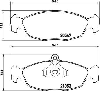 Magneti Marelli 363700459011 - Jarrupala, levyjarru inparts.fi