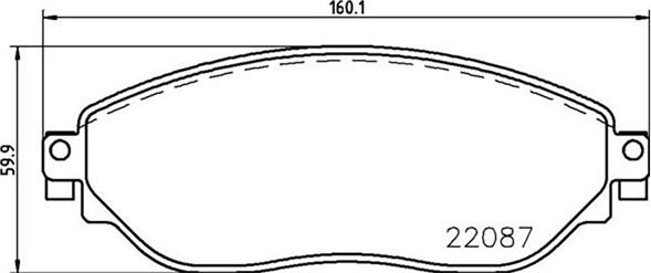 Magneti Marelli 363700459082 - Jarrupala, levyjarru inparts.fi