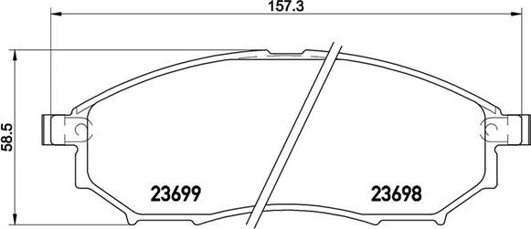 Magneti Marelli 363700456094 - Jarrupala, levyjarru inparts.fi