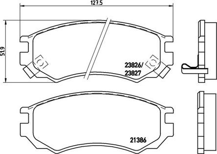 Magneti Marelli 363700456055 - Jarrupala, levyjarru inparts.fi