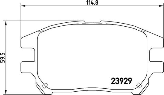 Magneti Marelli 363700456050 - Jarrupala, levyjarru inparts.fi