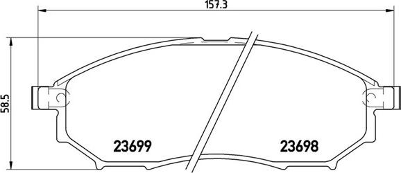 Magneti Marelli 363700456058 - Jarrupala, levyjarru inparts.fi