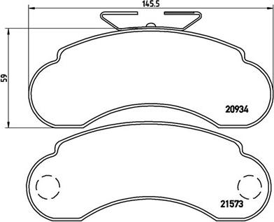 Magneti Marelli 363700450021 - Jarrupala, levyjarru inparts.fi