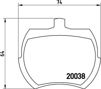 Magneti Marelli 363700452002 - Jarrupala, levyjarru inparts.fi