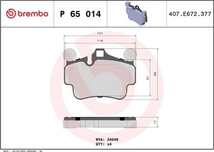 Magneti Marelli 363700465014 - Jarrupala, levyjarru inparts.fi