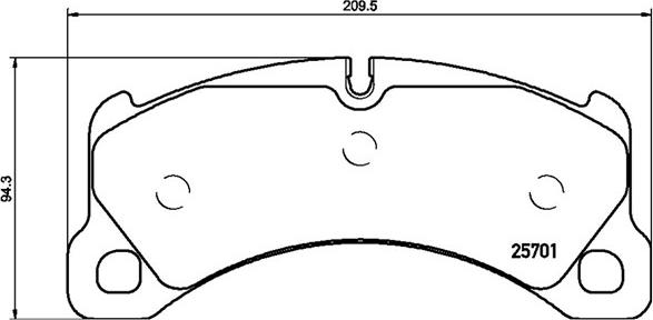 Magneti Marelli 363700465033 - Jarrupala, levyjarru inparts.fi