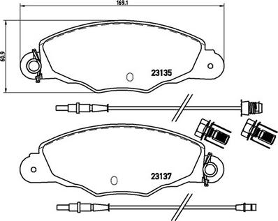 Magneti Marelli 363700461061 - Jarrupala, levyjarru inparts.fi