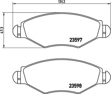 Magneti Marelli 363700461063 - Jarrupala, levyjarru inparts.fi