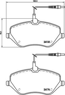 Magneti Marelli 363700461078 - Jarrupala, levyjarru inparts.fi