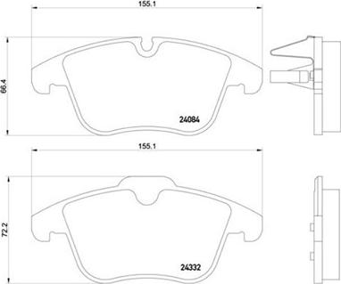 Magneti Marelli 363700461106 - Jarrupala, levyjarru inparts.fi