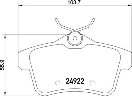 Magneti Marelli 363700461114 - Jarrupala, levyjarru inparts.fi