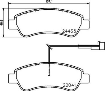 Magneti Marelli 363700461125 - Jarrupala, levyjarru inparts.fi