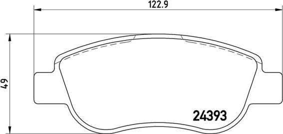 Magneti Marelli 363700468049 - Jarrupala, levyjarru inparts.fi