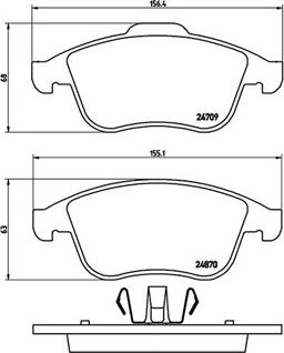 Magneti Marelli 363700468045 - Jarrupala, levyjarru inparts.fi