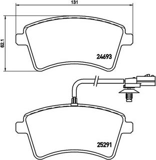 Magneti Marelli 363700468058 - Jarrupala, levyjarru inparts.fi