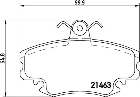 Magneti Marelli 363700468008 - Jarrupala, levyjarru inparts.fi