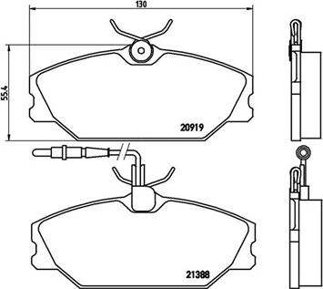 Magneti Marelli 363700468014 - Jarrupala, levyjarru inparts.fi