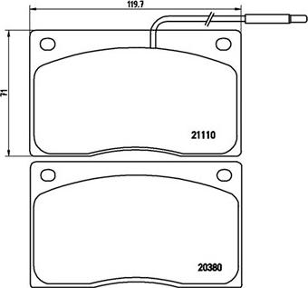 Magneti Marelli 363700468012 - Jarrupala, levyjarru inparts.fi