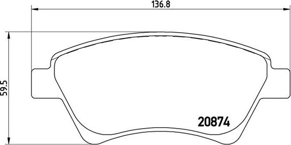 Magneti Marelli 363700468034 - Jarrupala, levyjarru inparts.fi