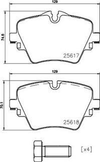 Magneti Marelli 363700406093 - Jarrupala, levyjarru inparts.fi